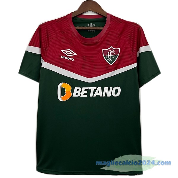 Thailandia Pre partita Maglia Fluminense 2022 2023 Rosso Verde Poco Prezzo