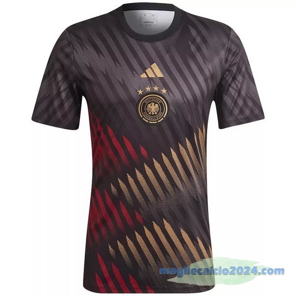 Thailandia Pre partita Maglia Germania 2022 Nero Poco Prezzo