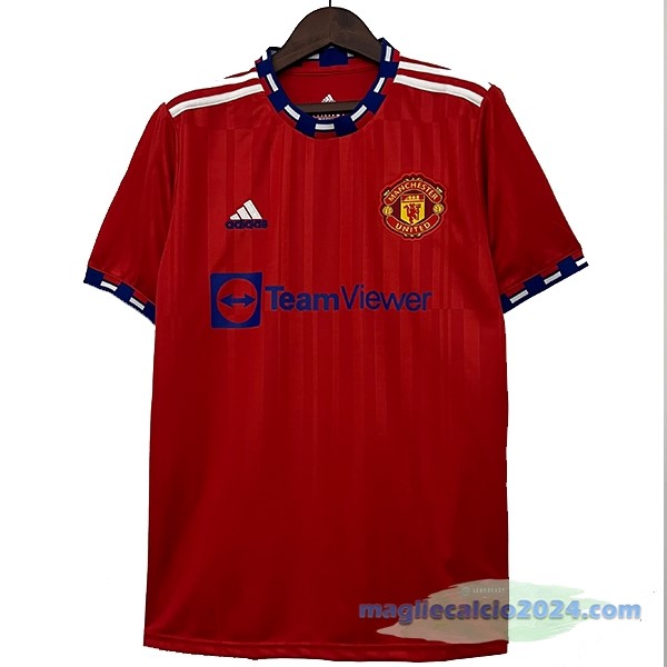 Thailandia Pre partita Maglia Manchester United 2023 2024 Rosso Poco Prezzo