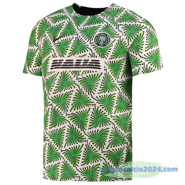 Thailandia Pre partita Maglia Nigeria 2023 Verde Poco Prezzo