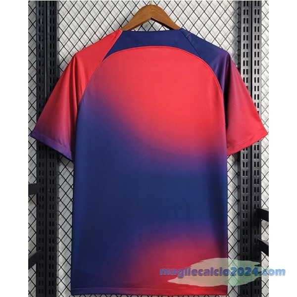 Thailandia Pre partita Maglia Paris Saint Germain 2023 2024 Rosso Azul Poco Prezzo