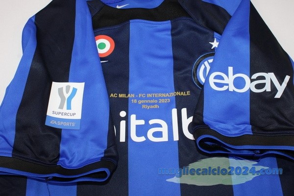 Thailandia Prima Finales Maglia Inter Milán 2022 2023 Azul Poco Prezzo