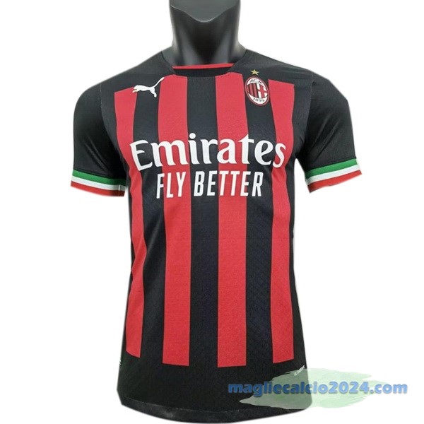 Thailandia Prima Giocatori Maglia AC Milan 2022 2023 Rosso Poco Prezzo