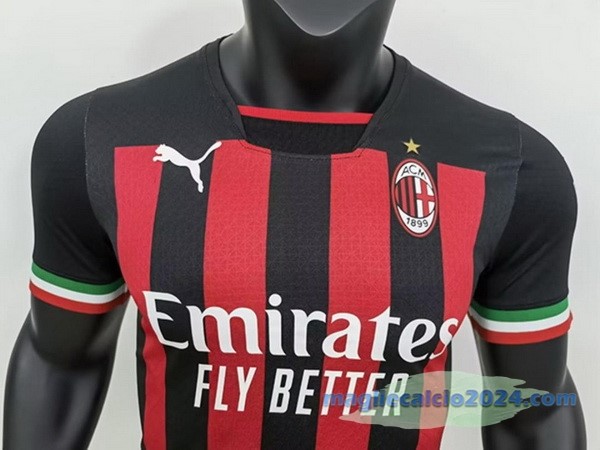 Thailandia Prima Giocatori Maglia AC Milan 2022 2023 Rosso Poco Prezzo