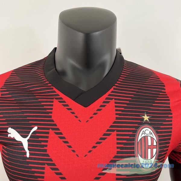 Thailandia Prima Giocatori Maglia AC Milan 2023 2024 Rosso Poco Prezzo