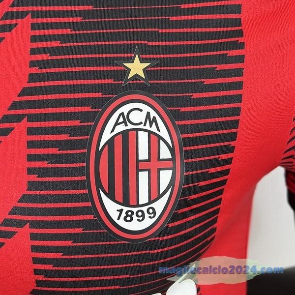 Thailandia Prima Giocatori Maglia AC Milan 2023 2024 Rosso Poco Prezzo
