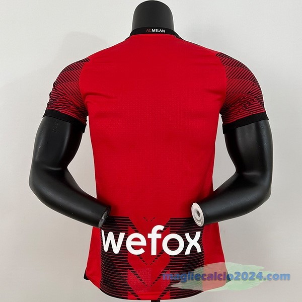 Thailandia Prima Giocatori Maglia AC Milan 2023 2024 Rosso Poco Prezzo