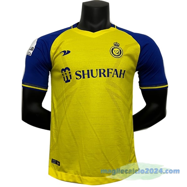 Thailandia Prima Giocatori Maglia Al Nassr 2022 2023 Giallo Poco Prezzo