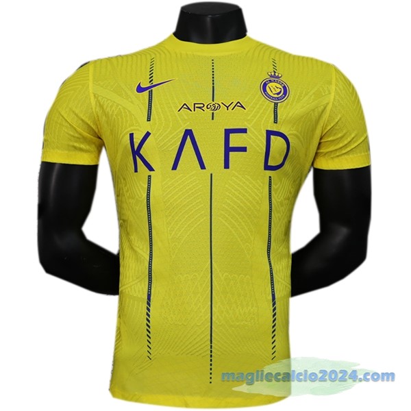 Thailandia Prima Giocatori Maglia Al Nassr 2023 2024 Giallo Poco Prezzo