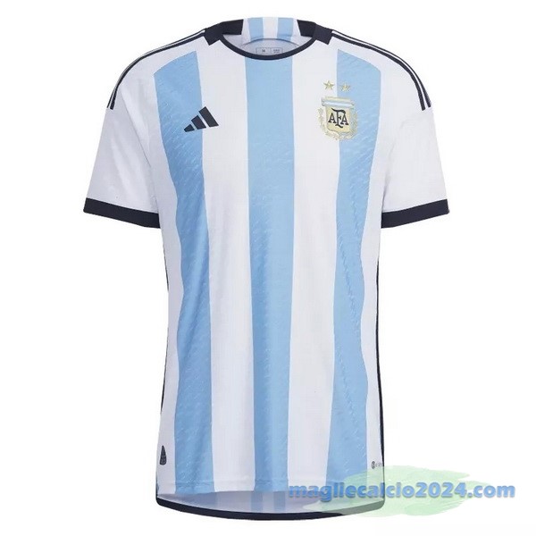 Thailandia Prima Giocatori Maglia Argentina 2022 Azul Bianco Poco Prezzo