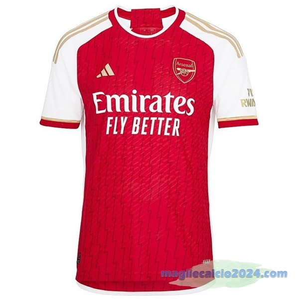 Thailandia Prima Giocatori Maglia Arsenal 2023 2024 Rosso Poco Prezzo
