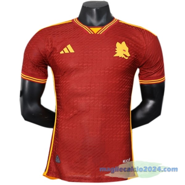 Thailandia Prima Giocatori Maglia As Roma 2023 2024 Rosso Poco Prezzo