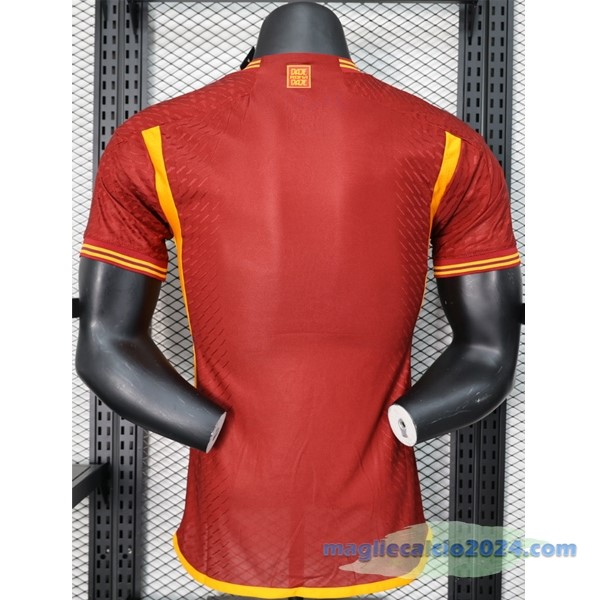 Thailandia Prima Giocatori Maglia As Roma 2023 2024 Rosso Poco Prezzo