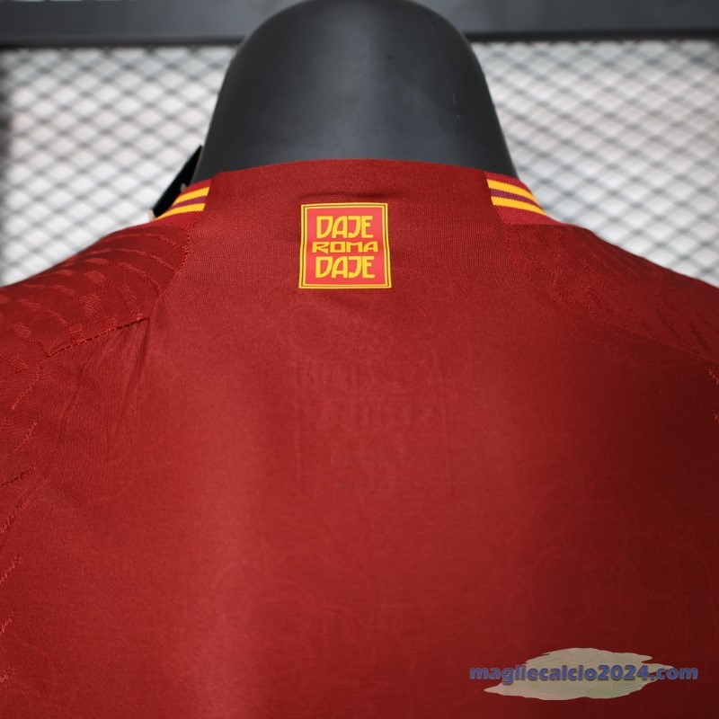 Thailandia Prima Giocatori Maglia As Roma 2023 2024 Rosso Poco Prezzo