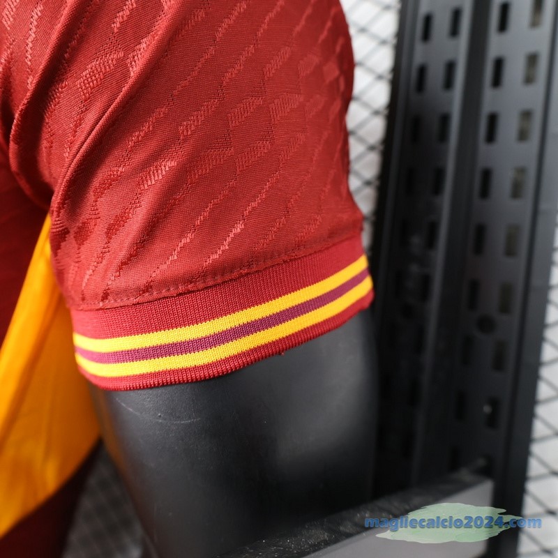 Thailandia Prima Giocatori Maglia As Roma 2023 2024 Rosso Poco Prezzo
