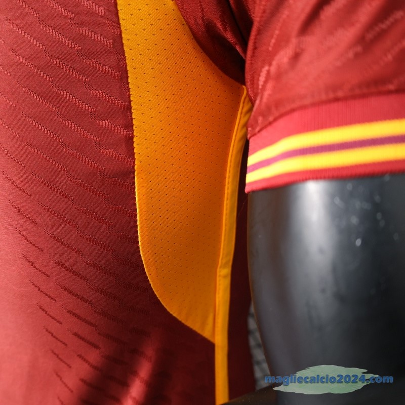 Thailandia Prima Giocatori Maglia As Roma 2023 2024 Rosso Poco Prezzo
