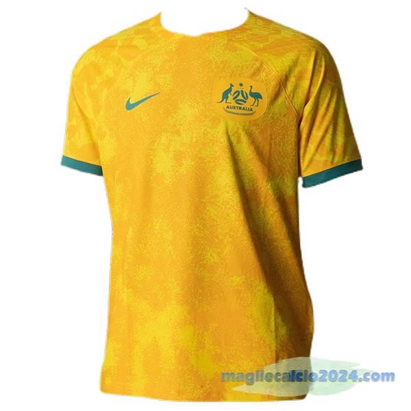 Thailandia Prima Giocatori Maglia Australia 2022 Giallo Poco Prezzo