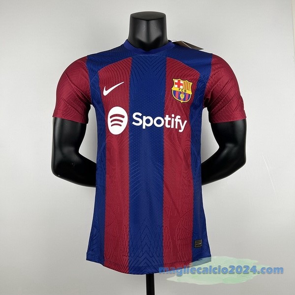 Thailandia Prima Giocatori Maglia Barcelona 2023 2024 Azul Rosso Poco Prezzo