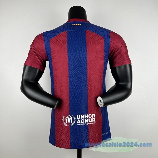 Thailandia Prima Giocatori Maglia Barcelona 2023 2024 Azul Rosso Poco Prezzo