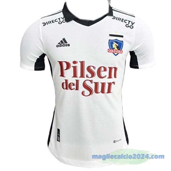 Thailandia Prima Giocatori Maglia Colo Colo 2022 2023 Bianco Poco Prezzo