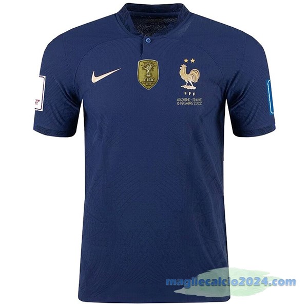 Thailandia Prima Giocatori Maglia Francia Finales 2022 Azul Navy Poco Prezzo