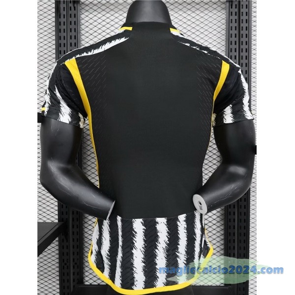 Thailandia Prima Giocatori Maglia Juventus 2023 2024 Bianco Nero Poco Prezzo