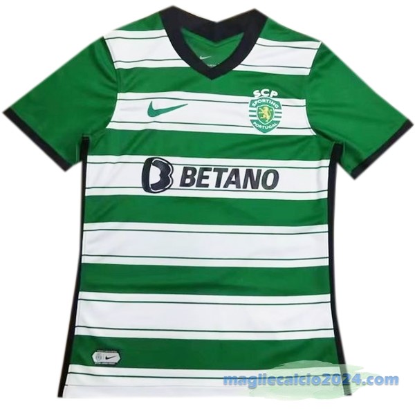 Thailandia Prima Giocatori Maglia Lisboa 2022 2023 Verde Poco Prezzo