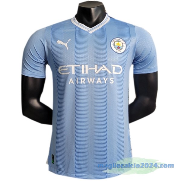 Thailandia Prima Giocatori Maglia Manchester City 2023 2024 Azul Poco Prezzo