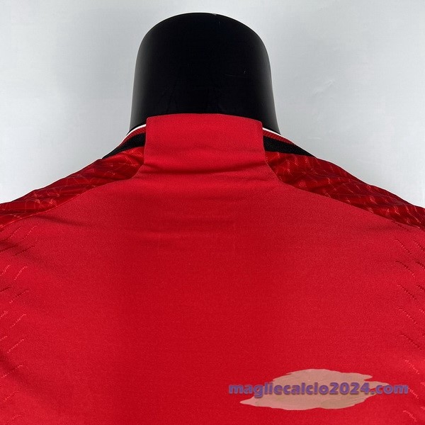 Thailandia Prima Giocatori Maglia Manchester United 2023 2024 Rosso Poco Prezzo
