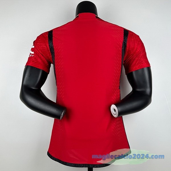 Thailandia Prima Giocatori Maglia Manchester United 2023 2024 Rosso Poco Prezzo