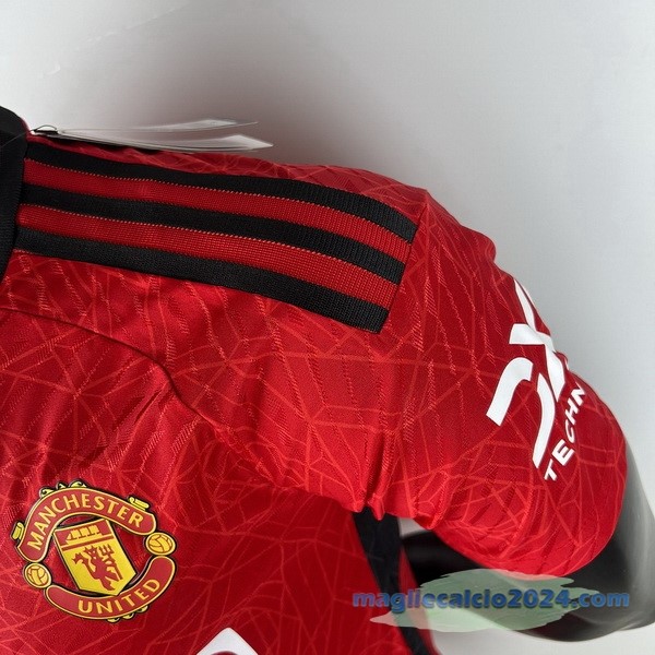 Thailandia Prima Giocatori Maglia Manchester United 2023 2024 Rosso Poco Prezzo
