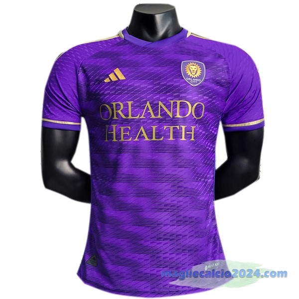 Thailandia Prima Giocatori Maglia Orlando City 2023 2024 Purpureo Poco Prezzo