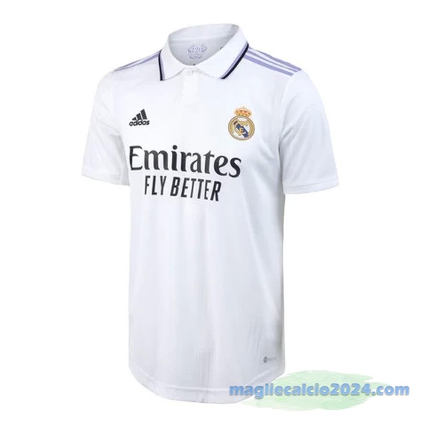 Thailandia Prima Giocatori Maglia Real Madrid 2022 2023 Bianco Poco Prezzo