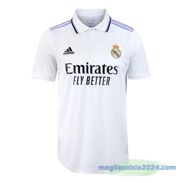 Thailandia Prima Giocatori Maglia Real Madrid 2022 2023 Bianco Poco Prezzo