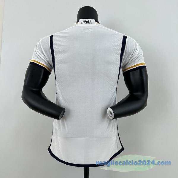Thailandia Prima Giocatori Maglia Real Madrid 2023 2024 Bianco Poco Prezzo
