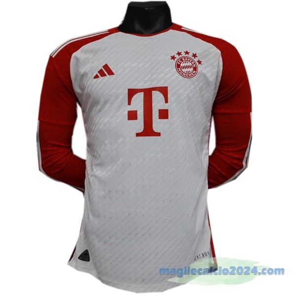 Thailandia Prima Giocatori Manica lunga Bayern Múnich 2023 2024 Rosso Poco Prezzo