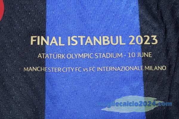 Thailandia Prima Giocatori UEFA Champions League Finals Maglia Inter Milán 2022 2023 Azul Poco Prezzo