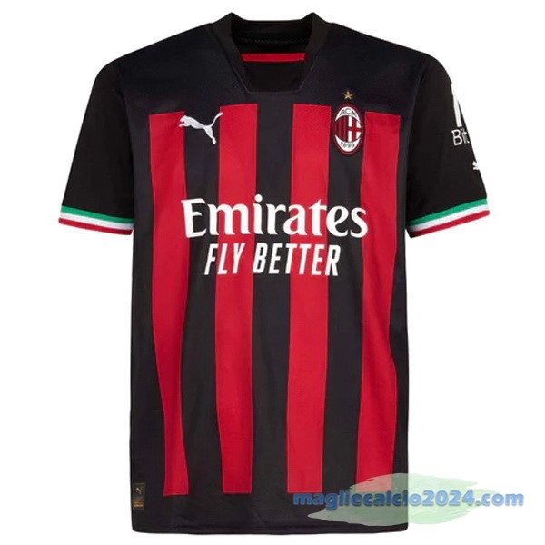 Thailandia Prima Maglia AC Milan 2022 2023 Rosso Poco Prezzo