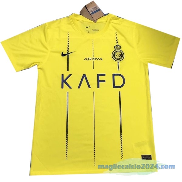 Thailandia Prima Maglia Al Nassr 2023 2024 Giallo Poco Prezzo