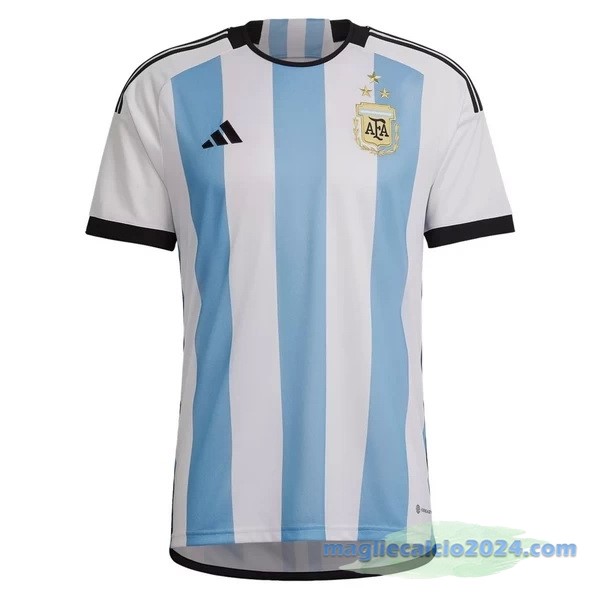 Thailandia Prima Maglia Argentina 3 Stars 2022 Azul Bianco Poco Prezzo