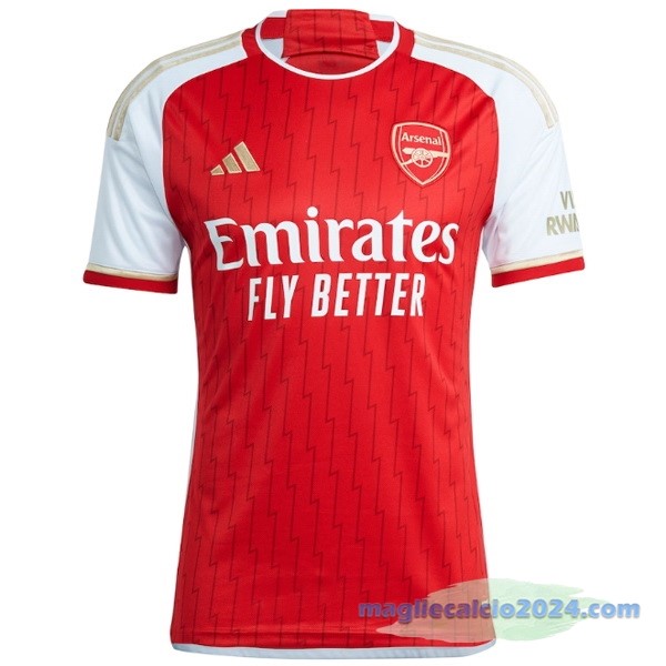 Thailandia Prima Maglia Arsenal 2023 2024 Rosso Poco Prezzo