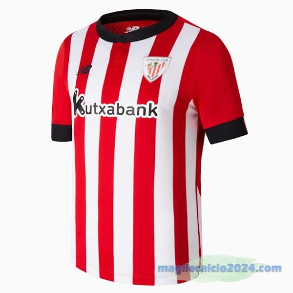 Thailandia Prima Maglia Athletic Bilbao 2022 2023 Rosso Bianco Poco Prezzo