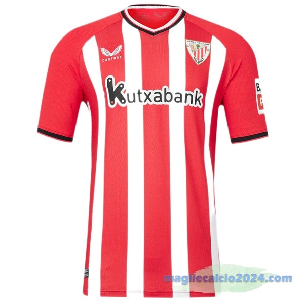 Thailandia Prima Maglia Athletic Bilbao 2023 2024 Rosso Bianco Poco Prezzo