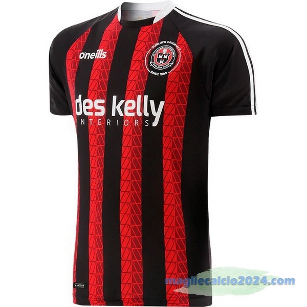 Thailandia Prima Maglia Bohemian 2023 2024 Rosso Poco Prezzo