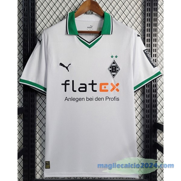 Thailandia Prima Maglia Borussia Mönchengladbach 2023 2024 Bianco Poco Prezzo