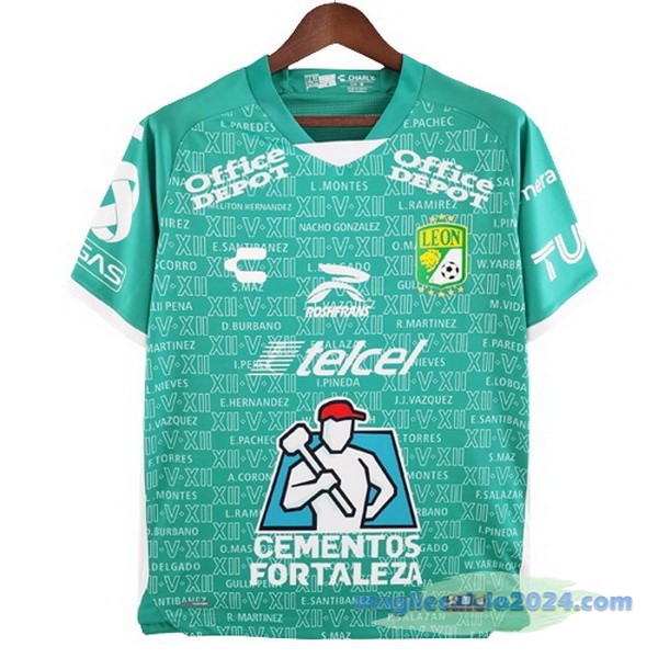 Thailandia Prima Maglia Club León 2022 2023 Verde Poco Prezzo