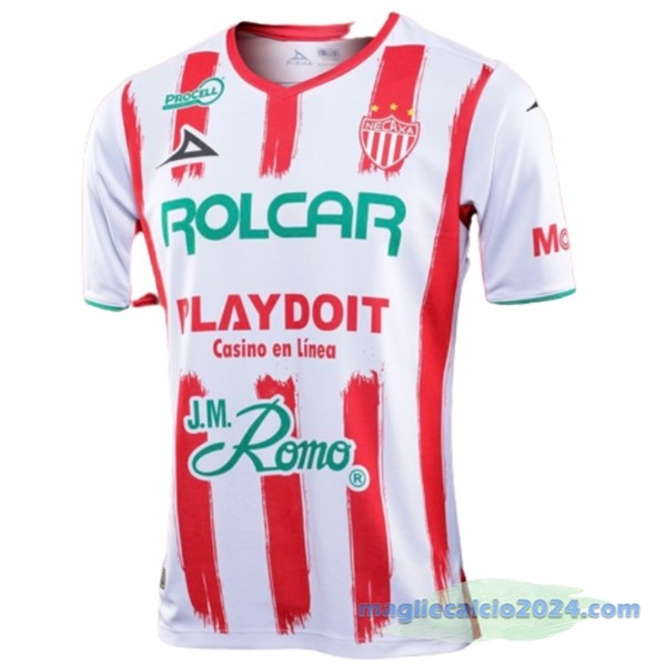 Thailandia Prima Maglia Club Necaxa 2022 2023 Bianco Poco Prezzo