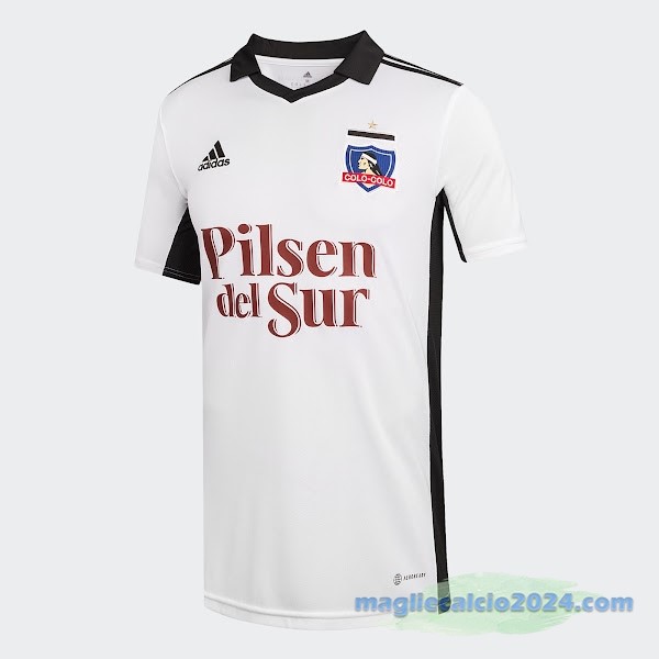 Thailandia Prima Maglia Colo Colo 2022 2023 Bianco Poco Prezzo