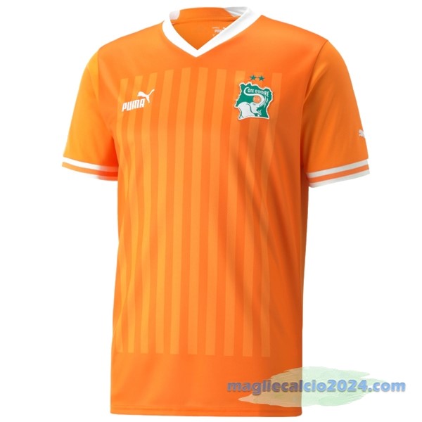 Thailandia Prima Maglia Costa d'Avorio 2022 Arancione Poco Prezzo
