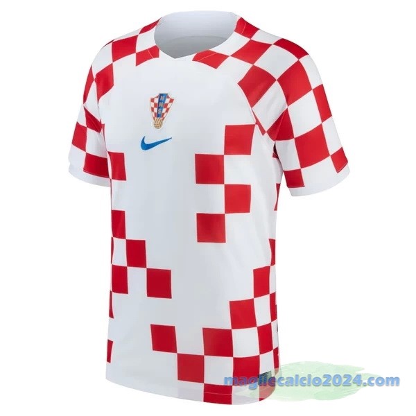Thailandia Prima Maglia Croazia 2022 Rosso Poco Prezzo